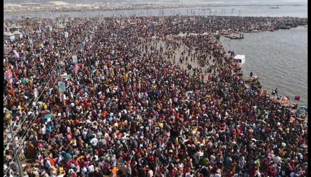 Massive Crowd at Maha Kumbh